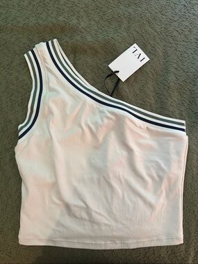 NWT IVL one shoulder top